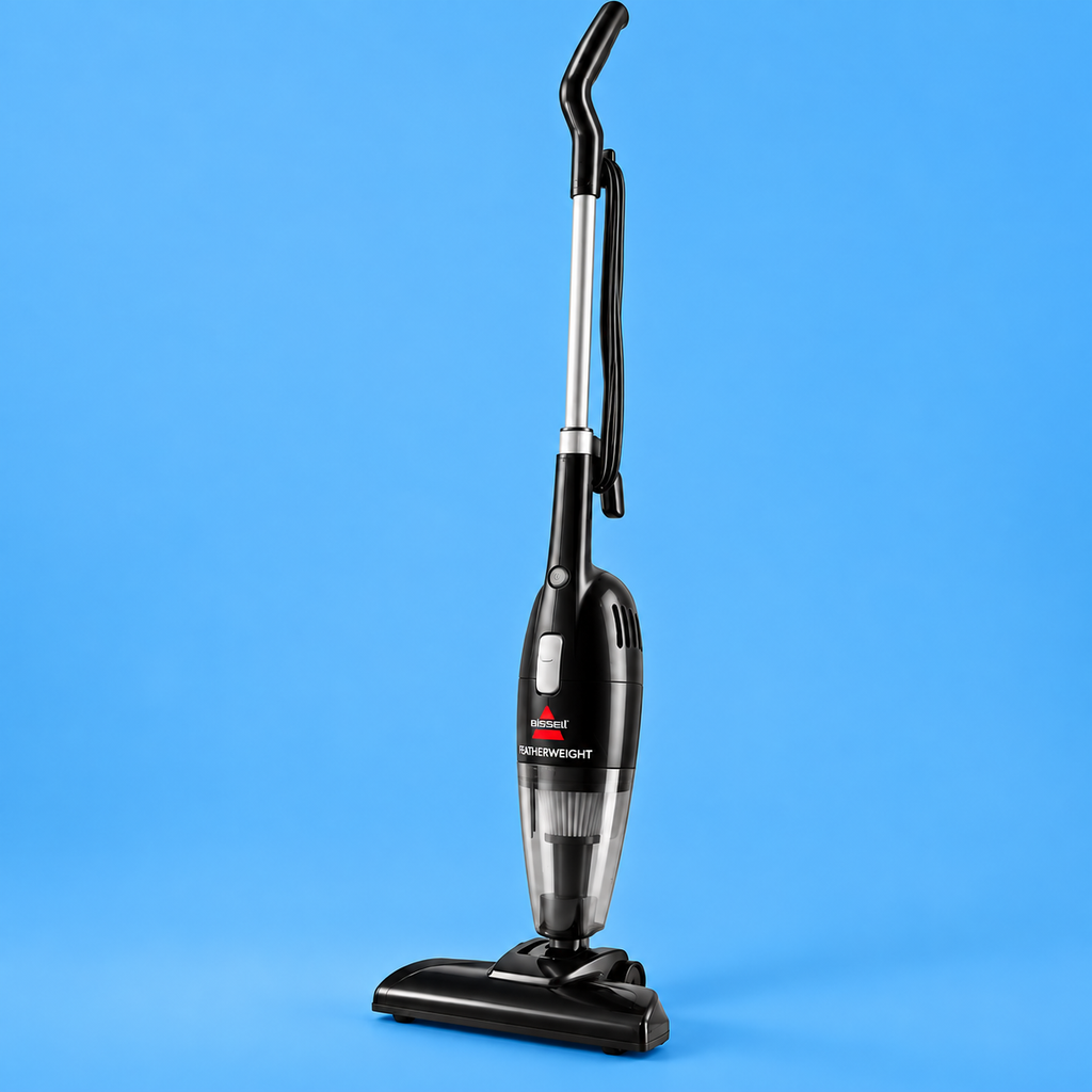 BISSELL FeatherWeight 2033 on a blue backdrop