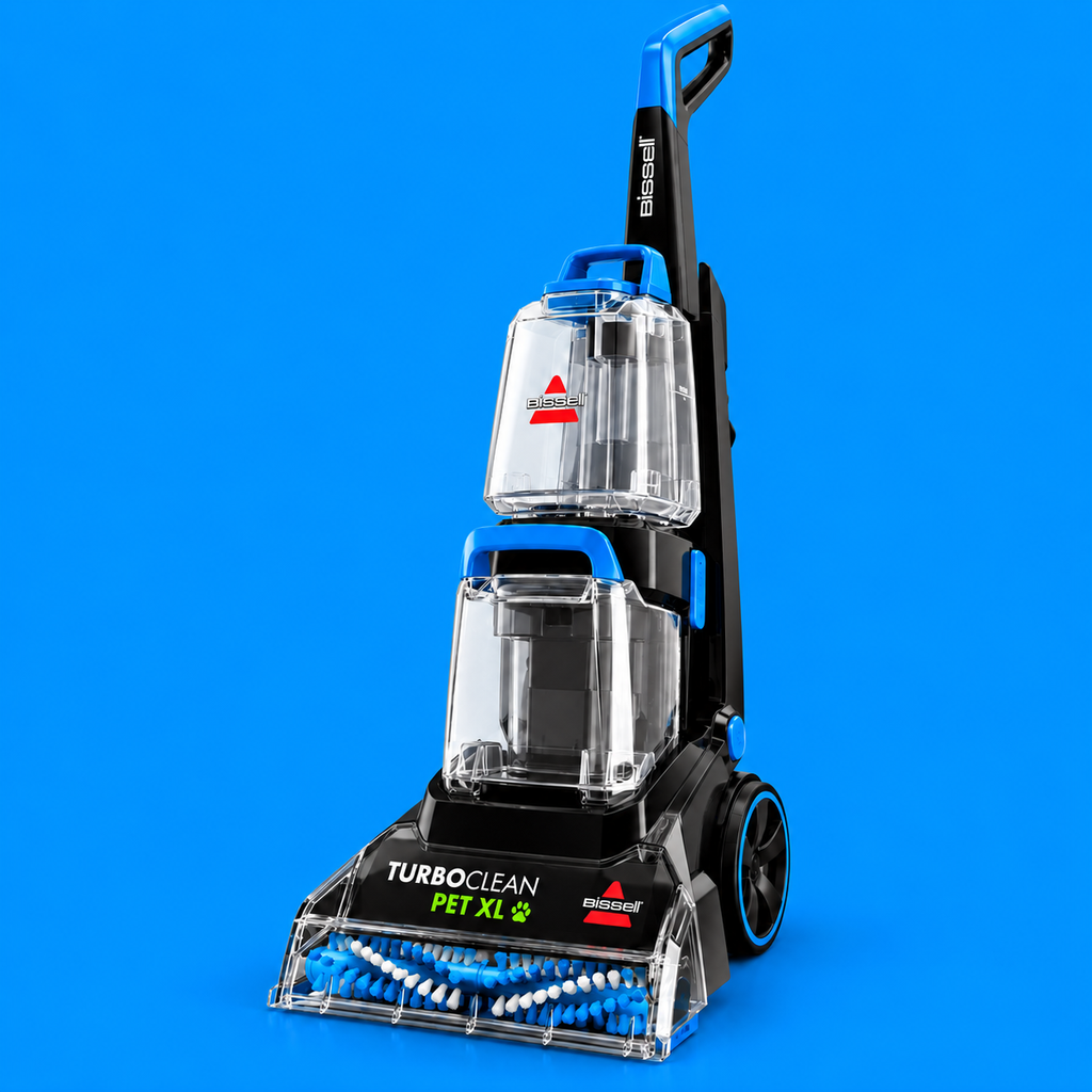 BISSELL TurboClean Pet XL 3746 on a blue backdrop