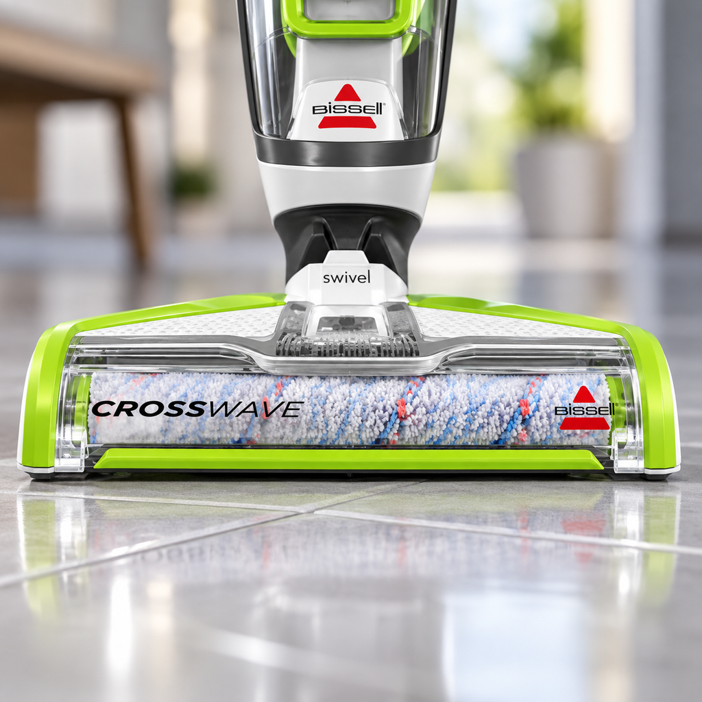 BISSELL CrossWave Turbo 3888A closeup of the cleaning head