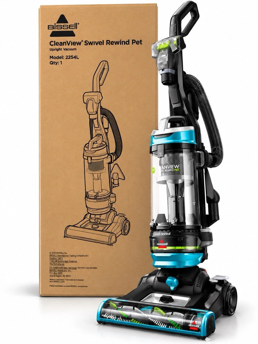 BISSELL CleanView Swivel Rewind Pet Deluxe Vacuum Cleaner (22547)