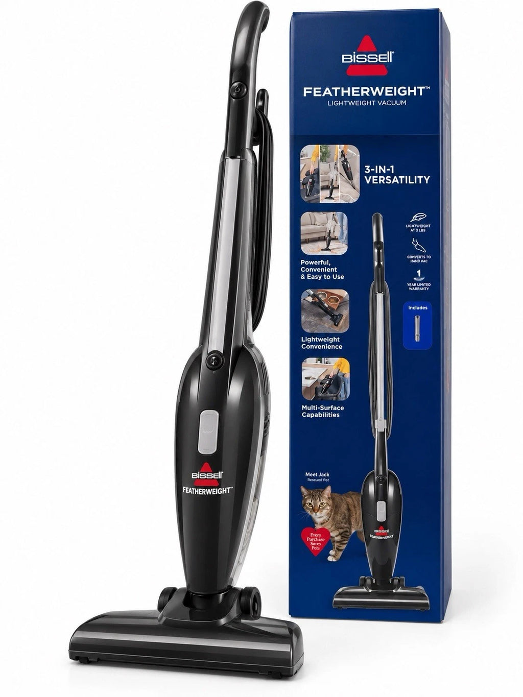 BISSELL FeatherWeight Lightweight Stick Vacuum (2033)
