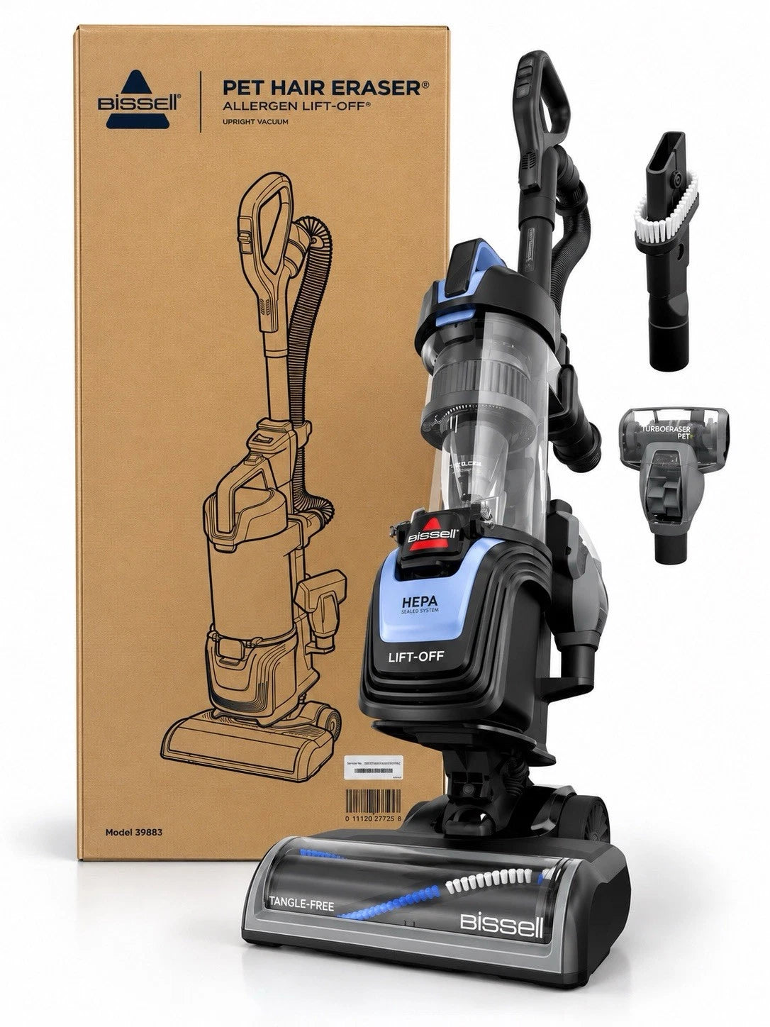 BISSELL Pet Hair Eraser Allergen Lift-Off Vacuum (39883)