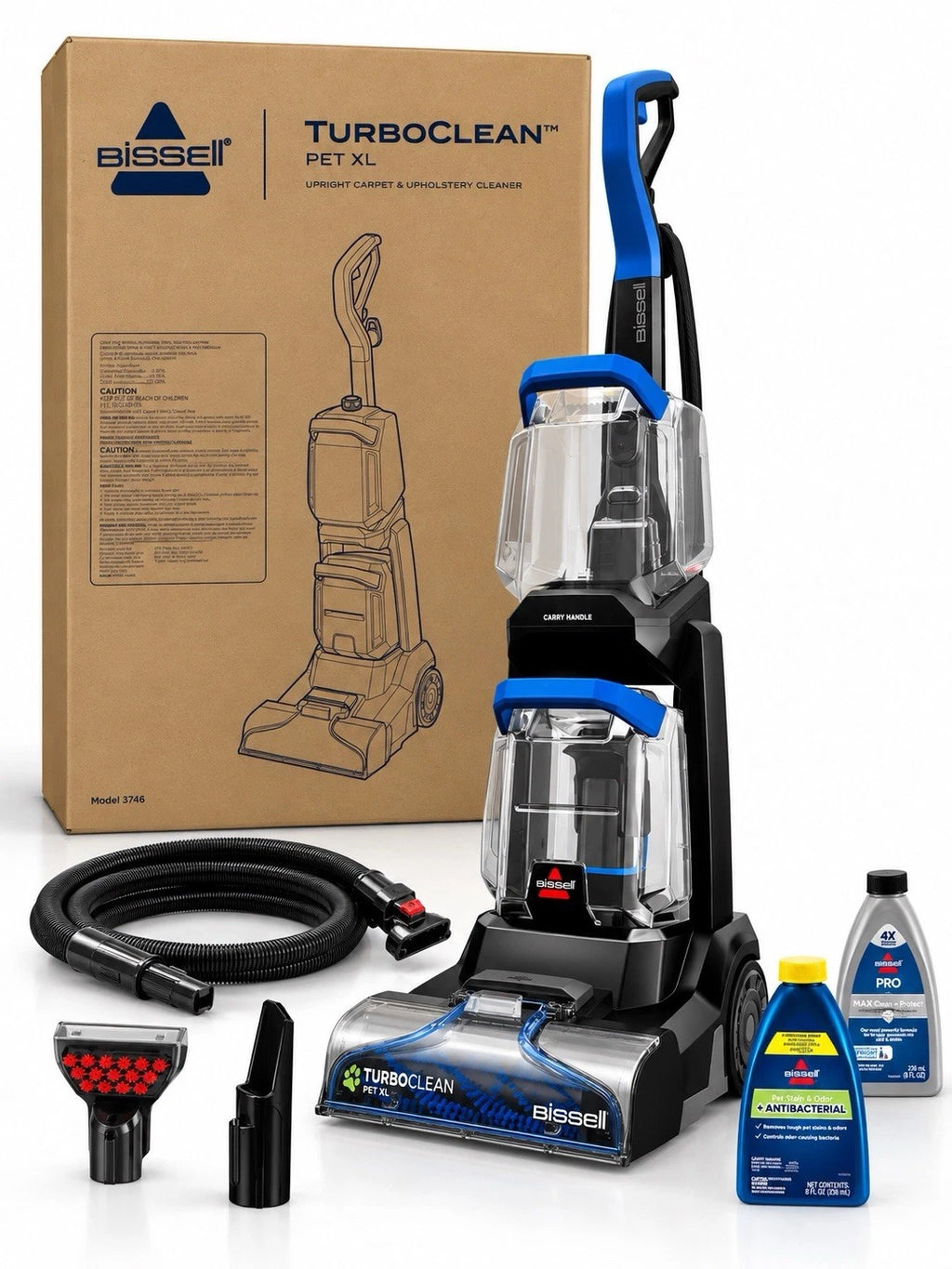 BISSELL TurboClean Pet XL Upright Carpet Cleaner (3746)